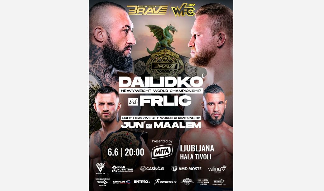 Two title bouts set for Slovenia BRAVE event